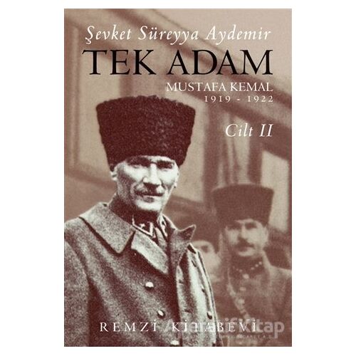 Tek Adam Cilt 2 (Büyük Boy) - Şevket Süreyya Aydemir - Remzi Kitabevi