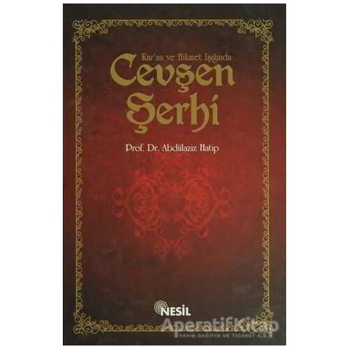 Kur`an ve Hikmet Işığında Cevşen Şerhi - Abdülaziz Hatip - Nesil Yayınları