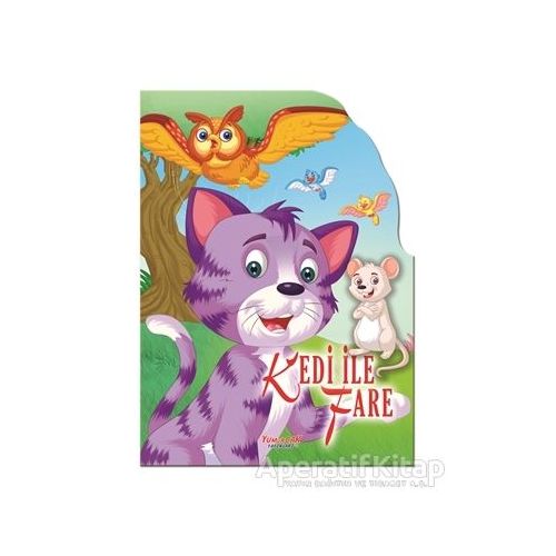 Kedi ile Fare - Şekilli Kitaplar - Kolektif - Yumurcak Yayınları