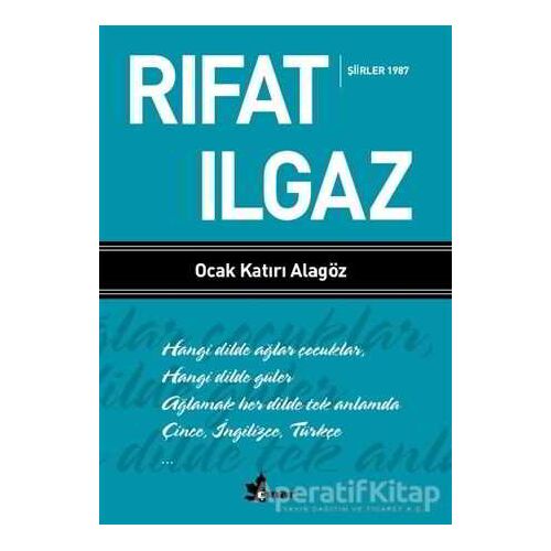 Ocak Katırı Alagöz - Şiirler 1987 - Rıfat Ilgaz - Çınar Yayınları