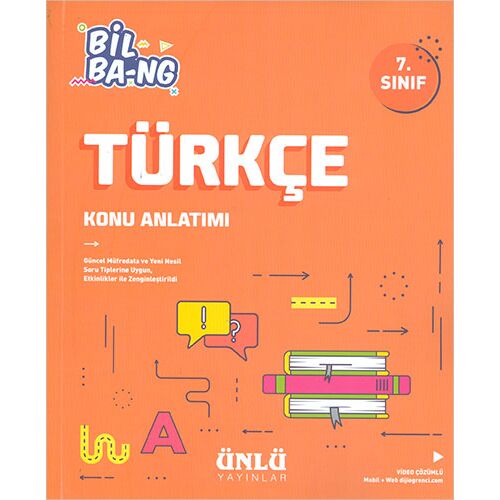 7.Sınıf Türkçe Konu Anlatımı Ünlü Yayınları