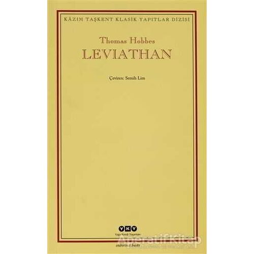 Leviathan - Thomas Hobbes - Yapı Kredi Yayınları