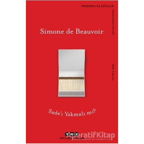 Sade’ı Yakmalı mı? - Simone de Beauvoir - Yapı Kredi Yayınları