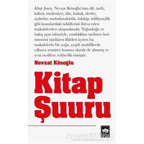 Kitap Şuuru - Nevzat Kösoğlu - Ötüken Neşriyat