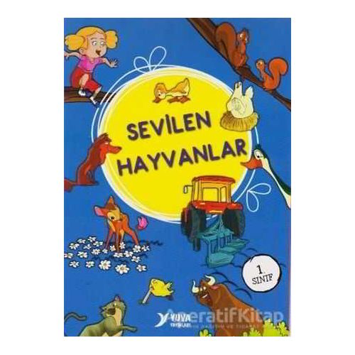 Sevilen Hayvanlar Serisi Düz Yazılı 1. Sınıf (10 Kitap Set) - Kolektif - Yuva Yayınları