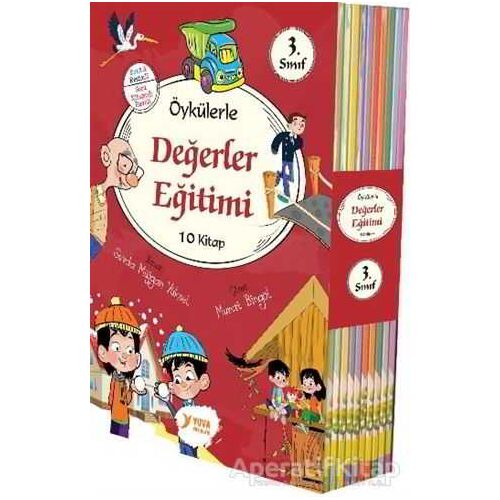 3. Sınıflar İçin Öykülerle Değerler Eğitimi 10 Kitap - Sevda Müjgen Yüksel - Yuva Yayınları