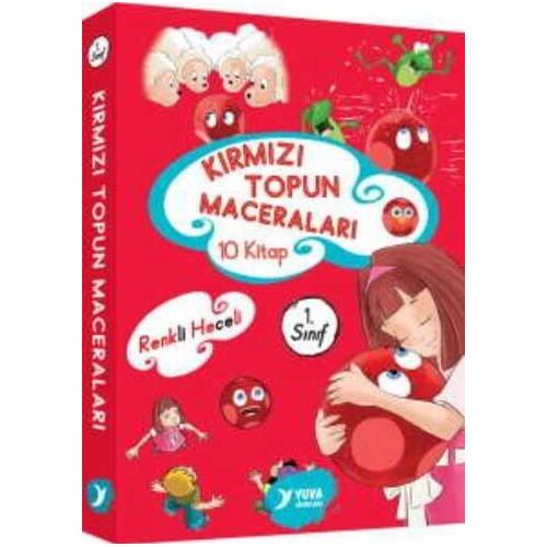 Kırmızı Topun Maceraları (10 Kitap Takım) - Müzehher Özgün - Yuva Yayınları