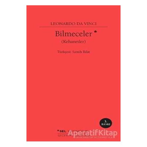 Bilmeceler (Kehanetler) - Leonardo Da Vinci - Sel Yayıncılık