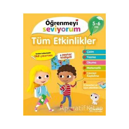 Tüm Etkinlikler - Öğrenmeyi Seviyorum 5-6 Yaş - Kolektif - Uçanbalık Yayıncılık