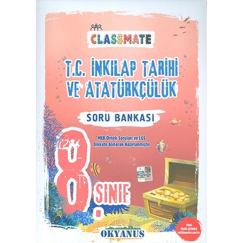 8.Sınıf Classmate İnkılap Tarihi Soru Bankası Okyanus Yayınları