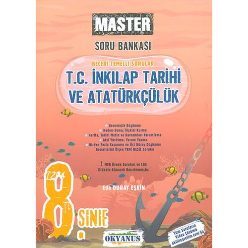 8.Sınıf Master İnkılap Tarihi Soru Bankası Okyanus Yayınları