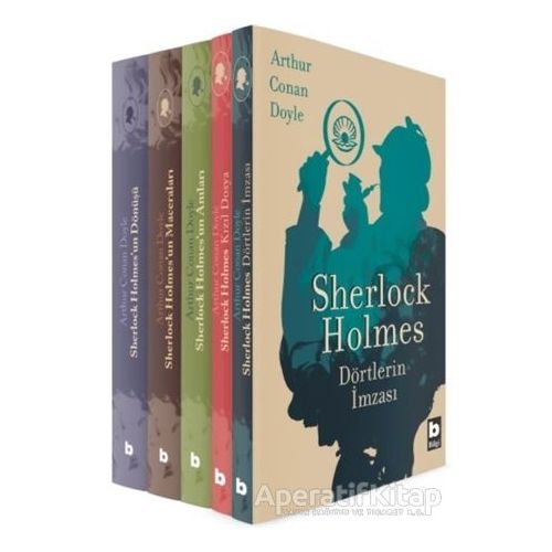 Sherlock Holmes Seti (5 Kitap Takım) - Sir Arthur Conan Doyle - Bilgi Yayınevi