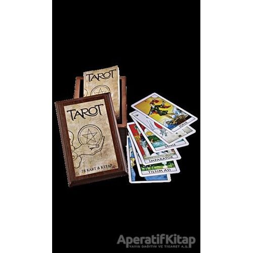 Tarot 78 Kart ve Kitap (Ahşap Kutulu) - Hilal Altundal - Delta Kültür Yayınevi