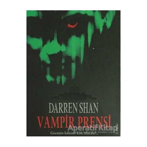 Vampir Prensi - Darren Shan - Tudem Yayınları