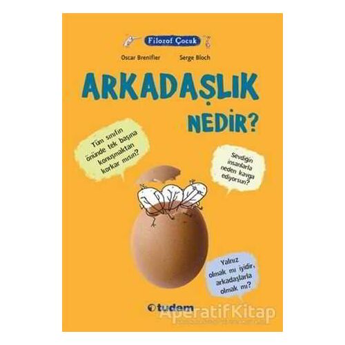 Filozof Çocuk : Arkadaşlık Nedir? - Oscar Brenifier - Tudem Yayınları