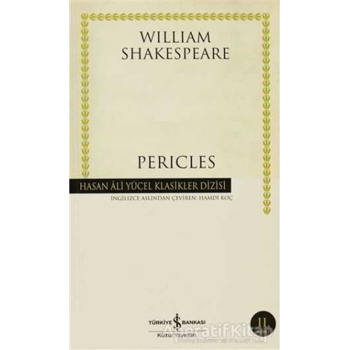 Pericles - William Shakespeare - İş Bankası Kültür Yayınları