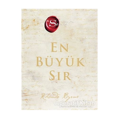 En Büyük Sır (Ciltli) - Rhonda Byrne - Artemis Yayınları
