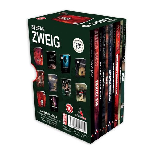 Stefan Zweig Seti 10 Kitap Cep Boy Aperatif Tadımlık Kitaplar