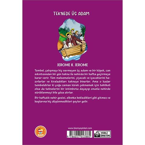 Teknede Üç Adam - Jerome K.Jerome - Biom (Çocuk Klasikleri)