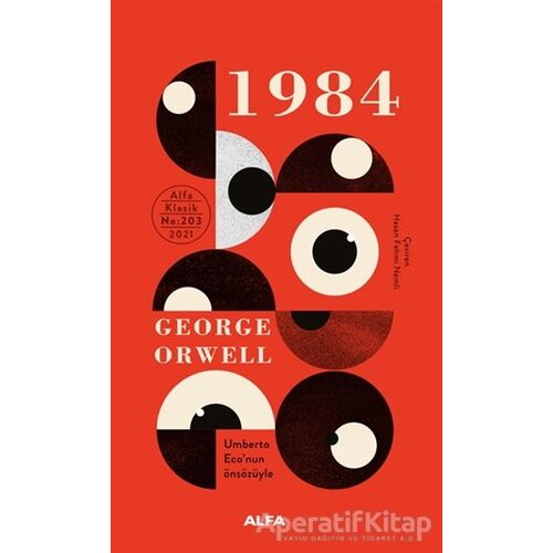 1984 - Umberto Econun Önsözüyle (Ciltli) - George Orwell - Alfa Yayınları