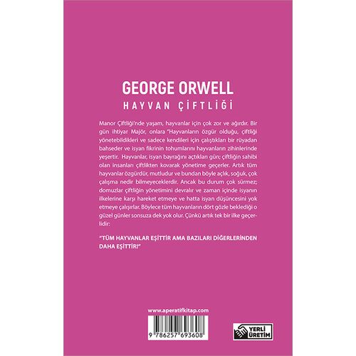 Hayvan Çiftliği - George Orwell - Aperatif Kitap Yayınları