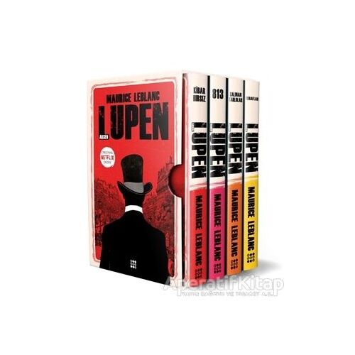 Arsen Lüpen-Kutulu Kırmızı Set (4 Kitap Takım) - Maurice Leblanc - Dokuz Yayınları