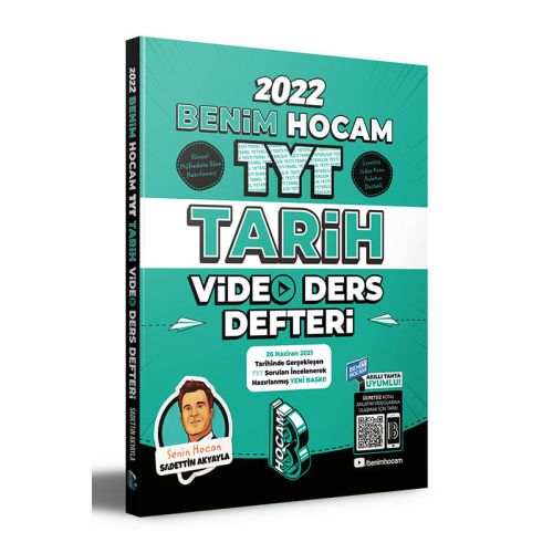 Benim Hocam 2022 TYT Tarih Video Ders Defteri