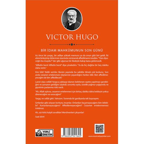 Bir İdam Mahkumunun Son Günü - Victor Hugo - Maviçatı (Dünya Klasikleri)