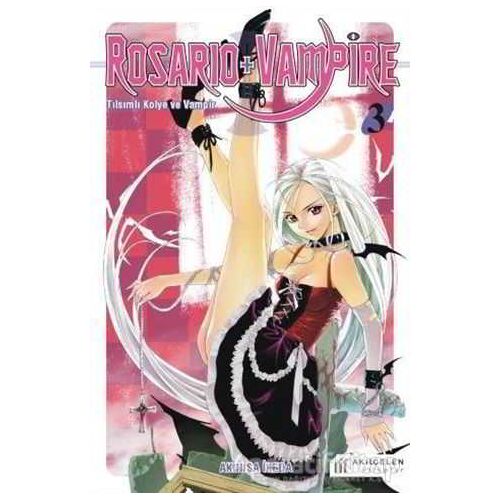 Rosario + Vampire - Tılsımlı Kolye ve Vampir 3 - Akihisa İkeda - Akıl Çelen Kitaplar