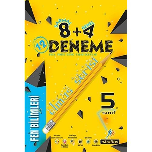 5. Sınıf Fen Bilimleri 12 Deneme Elmas Serisi Startfen Yayınları