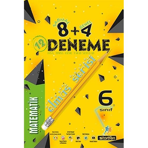 6. Sınıf Matematik 12 Deneme Elmas Serisi Startfen Yayınları