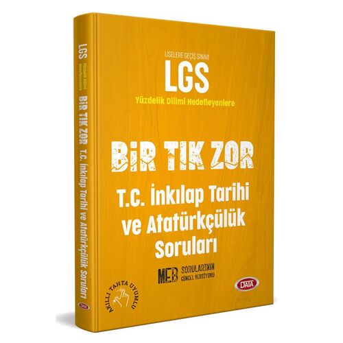 LGS Bir Tık Zor T.C. İnkılap Tarihi ve Atatürkçülük Soruları Data Yayınları