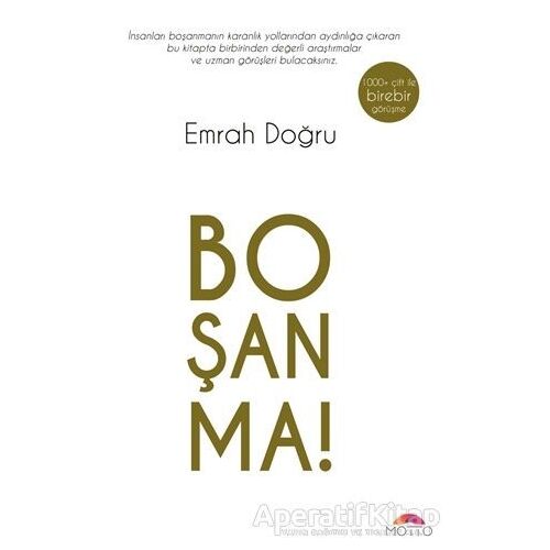 Boşanma! - Emrah Doğru - Motto Yayınları