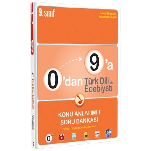 0’dan 9’a Türk Dili ve Edebiyatı Konu Anlatımlı Soru Bankası Tonguç Akademi