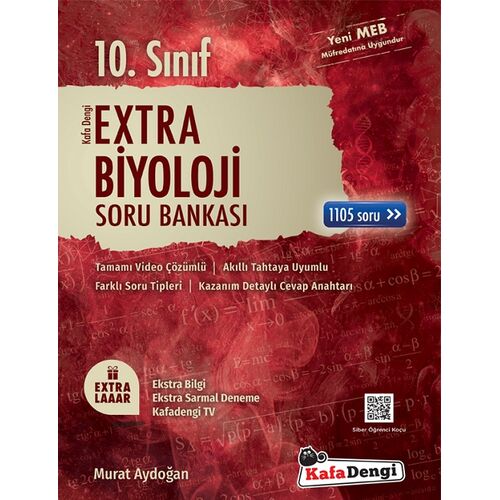 10. Sınıf Biyoloji Extra Soru Bankası Kafadengi Yayınları