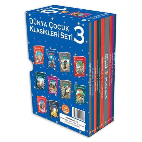 Dünya Çocuk Klasikleri Seti-3 10 Kitap Biom Yayınları