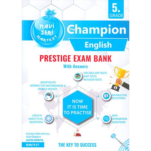 5.Sınıf İngilizce Prestige Exam Bank Mavi Seri Nartest Yayınevi