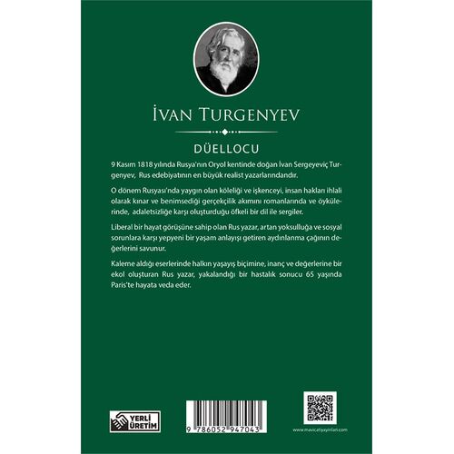 Düellocu - İvan Turgenyev - Maviçatı (Dünya Klasikleri)