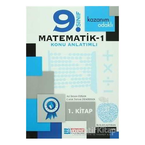 9. Sınıf Matematik 1-2 Konu Anlatımlı (2 Kitap Takım)