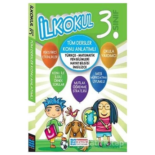 3. Sınıf Tüm Dersler Konu Anlatımlı - Kolektif - Evrensel İletişim Yayınları
