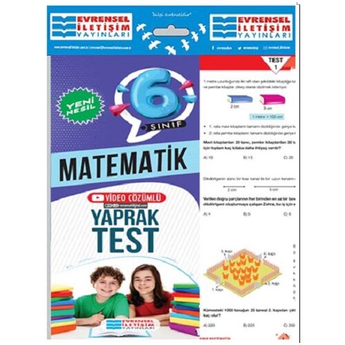 Evrensel İletişim 6.Sınıf Matematik Yeni Nesil Yaprak Test