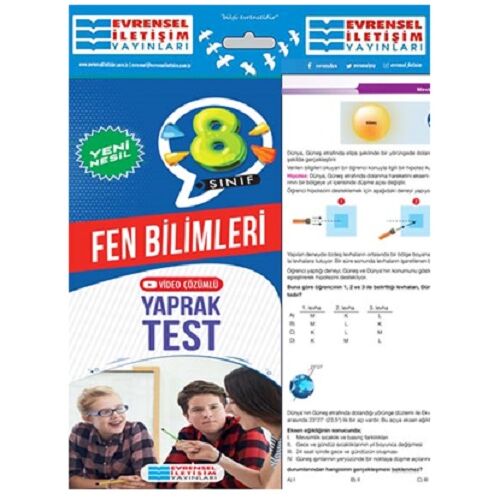 Evrensel İletişim 8.Sınıf Fen Bilimleri Yeni Nesil Yaprak Test