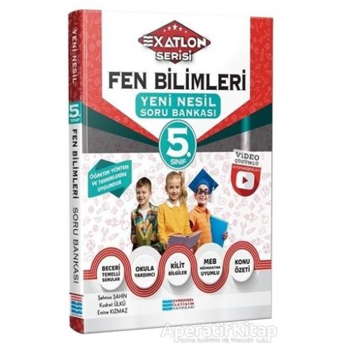 5. Sınıf Fen Bilimleri Video Çözümlü Yeni Nesil Soru Bankası - Exatlon Serisi