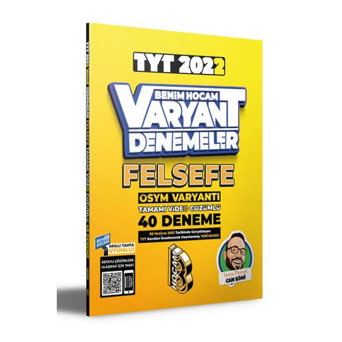 Benim Hocam 2022 TYT Felsefe Tamamı Video Çözümlü 40 Deneme Sınavı