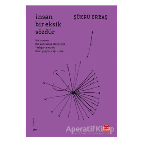 İnsan Bir Eksik Sözdür - Şükrü Erbaş - Kırmızı Kedi Yayınevi