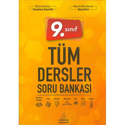 9. Sınıf Tüm Dersler Soru Bankası 4 Element Yayınları