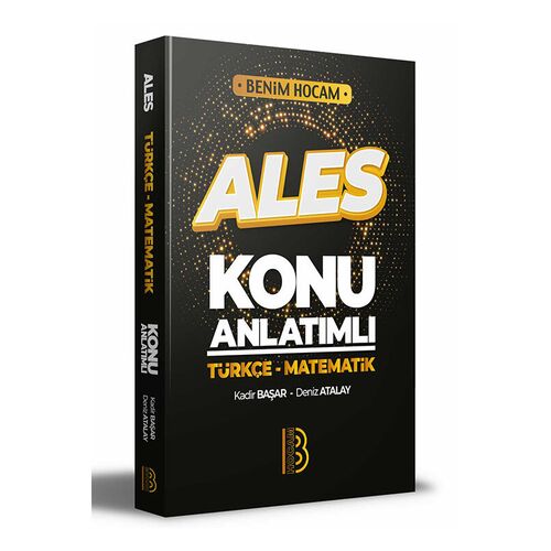 Benim Hocam ALES Konu Anlatımı