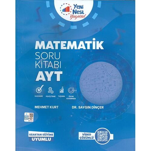 AYT Matematik Soru Kitabı Uzaktan Eğitim Uyumlu Yeni Nesil Yayınları