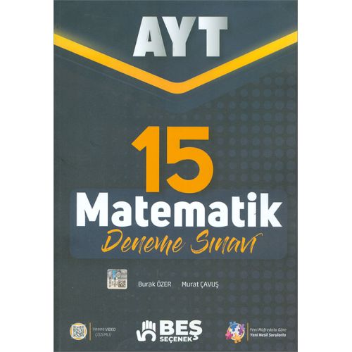 AYT 15 Matematik Deneme Sınavı Beş Seçenek Yayınları