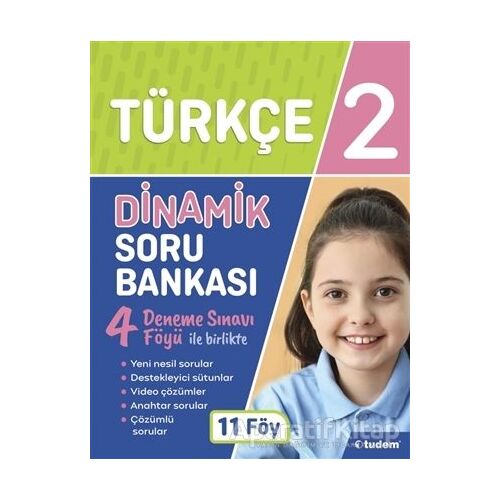 2. Sınıf Türkçe Dinamik Soru Bankası - Kolektif - Tudem Yayınları